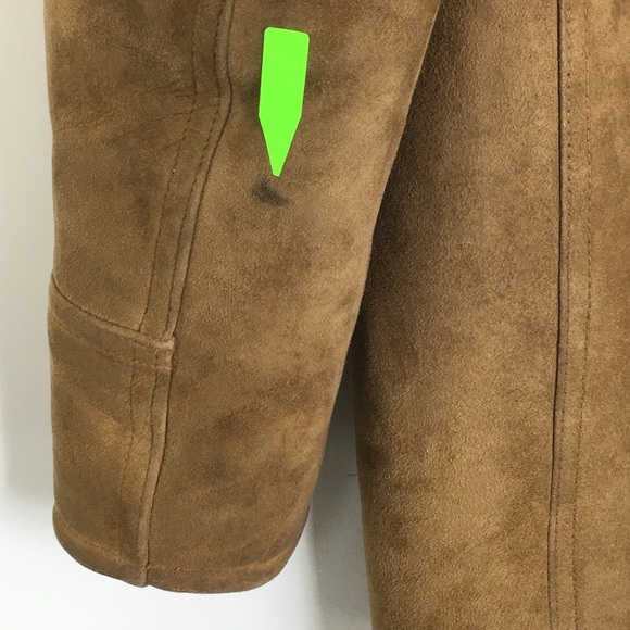 Vintage Women’s Shearling Coat Genuine Suede Leather Penny Lane Style Western - Picture 11 of 17